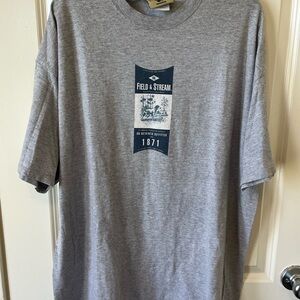Field & Stream Heather Gray Short Sleeve Tee